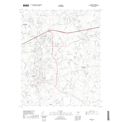 2019 Map of Newton, 2019 Print