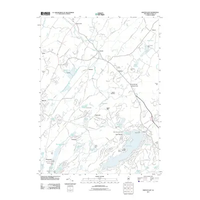 2011 Map of Newton East, 2011 Print