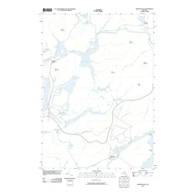 2010 Map of Newton Falls, 2010 Print