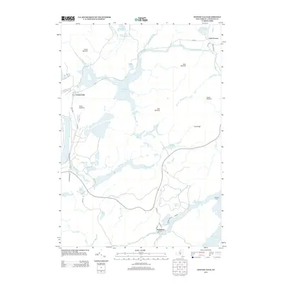 2013 Map of Newton Falls, 2013 Print