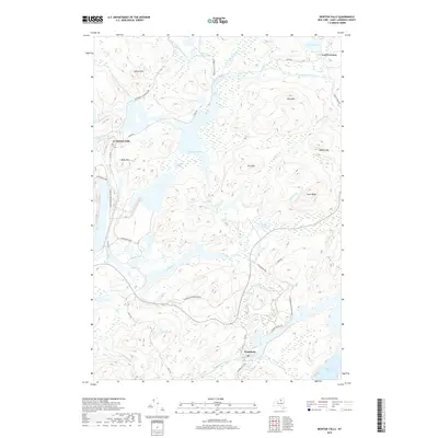 2019 Map of Newton Falls, 2019 Print