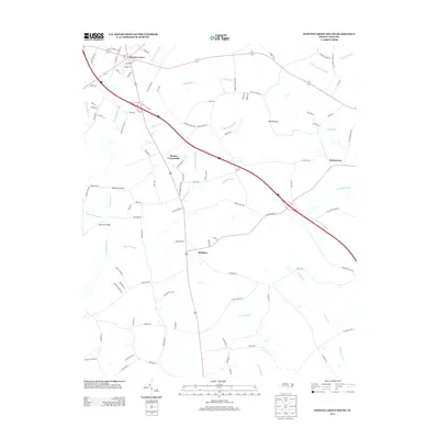 2013 Map of Newton Grove South, 2013 Print