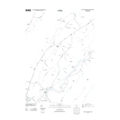 2013 Map of Newton Hamilton, 2013 Print