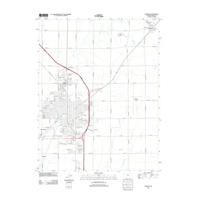 2012 Map of Newton, 2012 Print