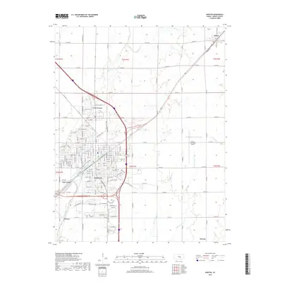 2018 Map of Newton, 2018 Print