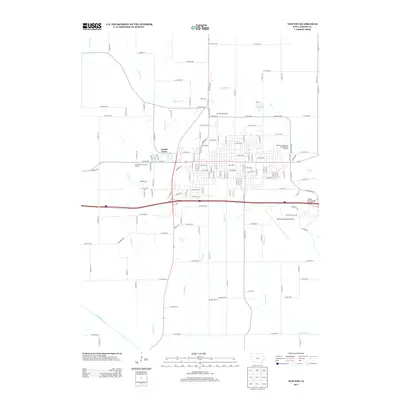2013 Map of Newton, 2013 Print