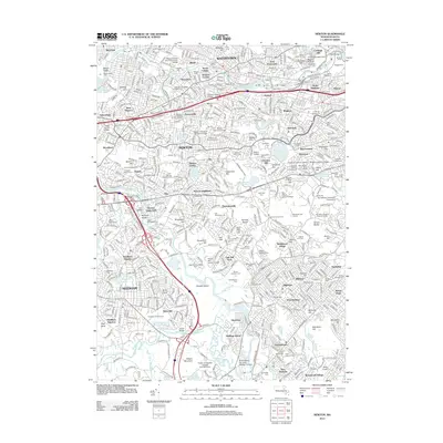 2012 Map of Newton, 2012 Print