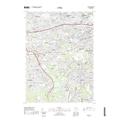 2018 Map of Newton, 2018 Print