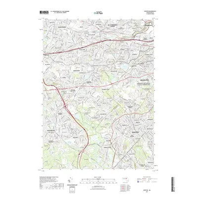 2021 Map of Newton, 2021 Print