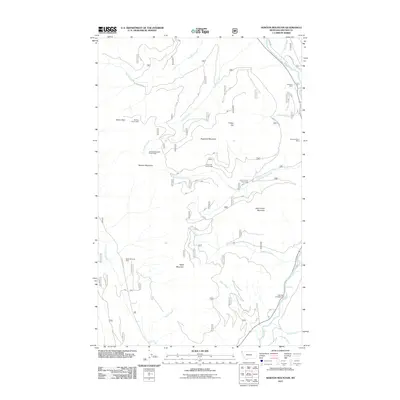 2011 Map of Newton Mountain, 2011 Print