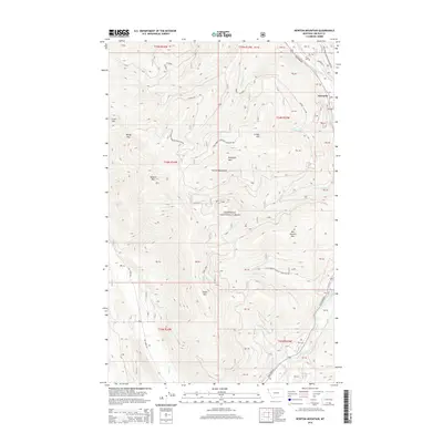 2014 Map of Newton Mountain, 2014 Print