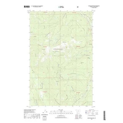 2020 Map of Newton Mountain, 2020 Print