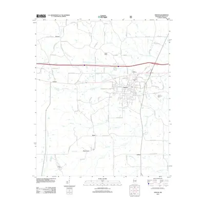 2012 Map of Newton, 2012 Print