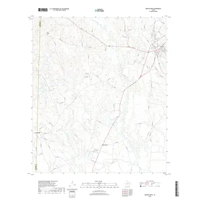 2019 Map of Newton West, 2019 Print