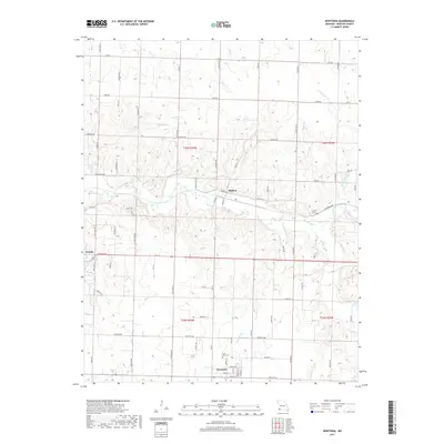 2017 Map of Newtonia, 2017 Print