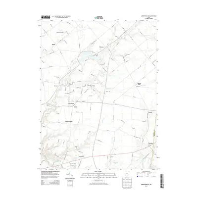2013 Map of Newtonsville, 2013 Print