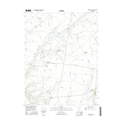 2016 Map of Newtonsville, 2016 Print
