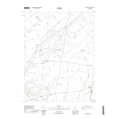 2019 Map of Newtonsville, 2019 Print