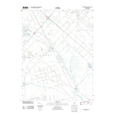 2011 Map of Newtonville, 2011 Print