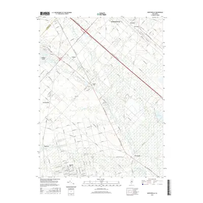 2016 Map of Newtonville, 2016 Print