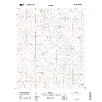 2018 Map of Newtonville, 2018 Print