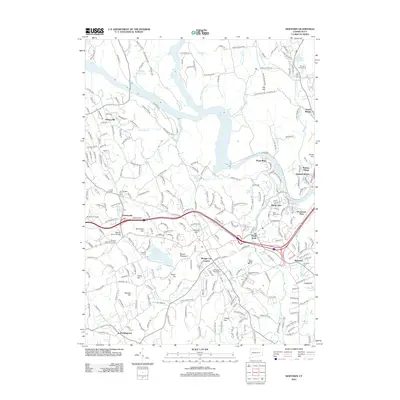 2012 Map of Newtown, 2012 Print