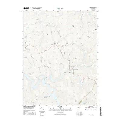 2014 Map of Newville, 2014 Print