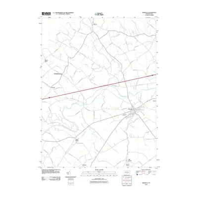 2010 Map of Newville, 2010 Print