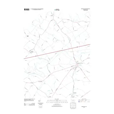 2013 Map of Newville, 2013 Print