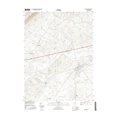 2016 Map of Newville, 2016 Print