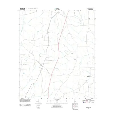 2011 Map of Newville, 2011 Print