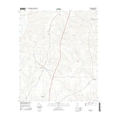 2014 Map of Newville, 2014 Print
