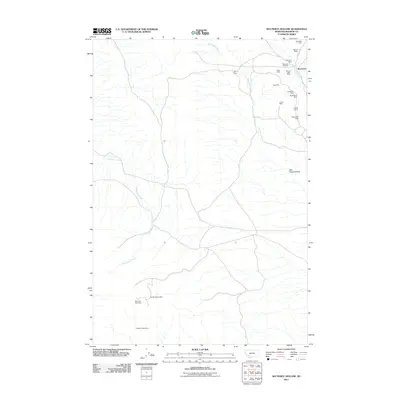 2011 Map of Nez Perce Hollow, 2011 Print
