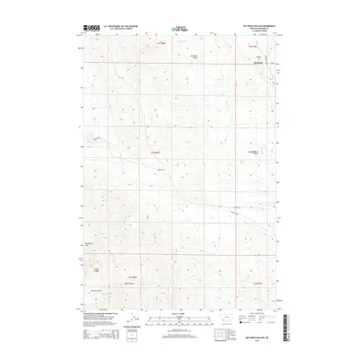 2014 Map of Nez Perce Hollow, 2014 Print