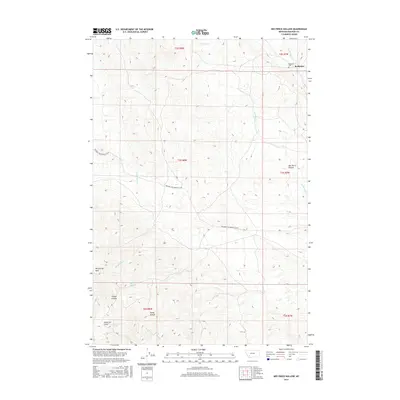 2017 Map of Nez Perce Hollow, 2017 Print