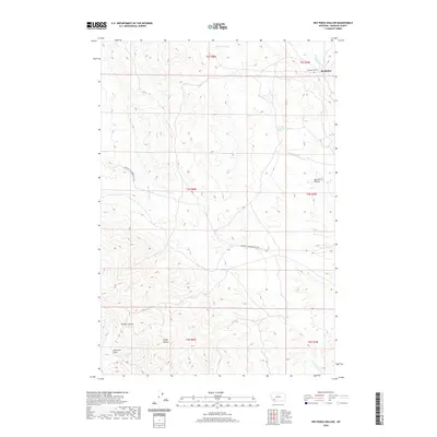 2020 Map of Nez Perce Hollow, 2020 Print