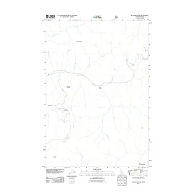 2011 Map of Nez Perce Peak, 2011 Print