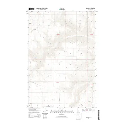 2013 Map of Nezperce SE, 2013 Print