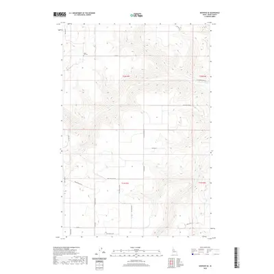 2020 Map of Nezperce SE, 2020 Print