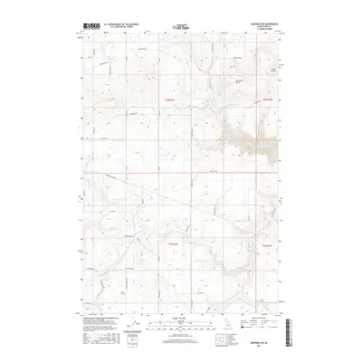 2017 Map of Nezperce SW, 2017 Print