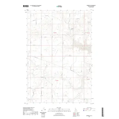 2020 Map of Nezperce SW, 2020 Print