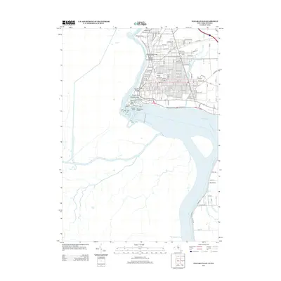 2013 Map of Niagara Falls, 2013 Print