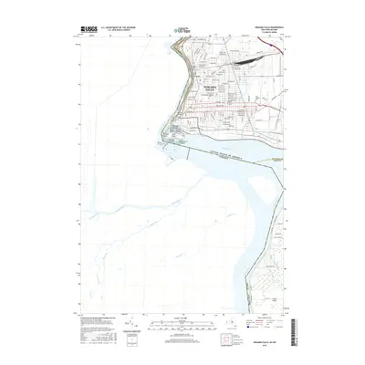 2016 Map of Niagara Falls, 2016 Print