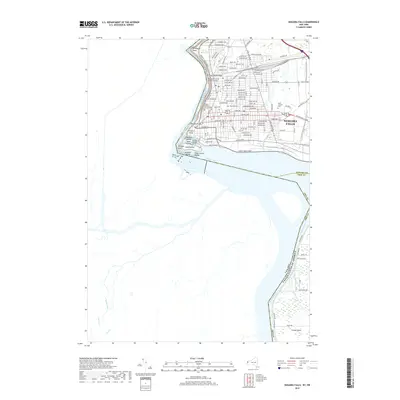 2019 Map of Niagara Falls, 2019 Print