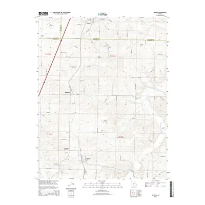 2015 Map of Niangua, 2015 Print