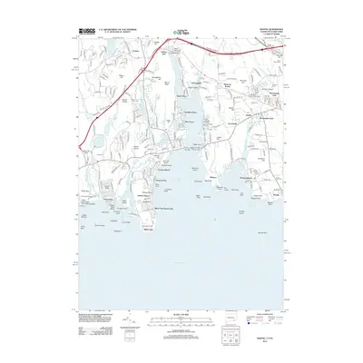 2012 Map of Niantic, 2012 Print