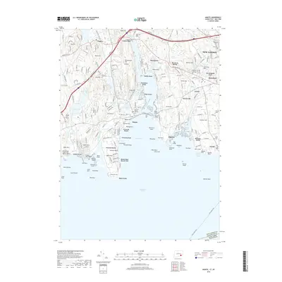 2018 Map of Niantic, 2018 Print