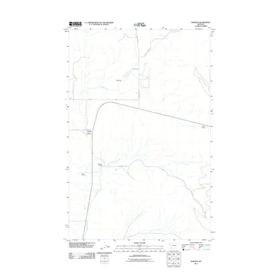 2011 Map of Niarada, 2011 Print