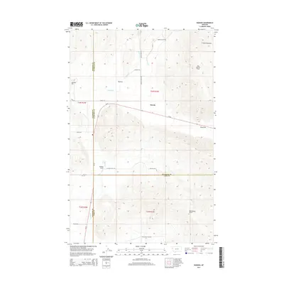 2014 Map of Niarada, 2014 Print