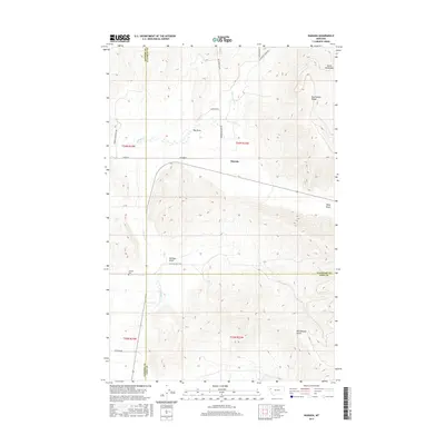 2017 Map of Niarada, 2017 Print